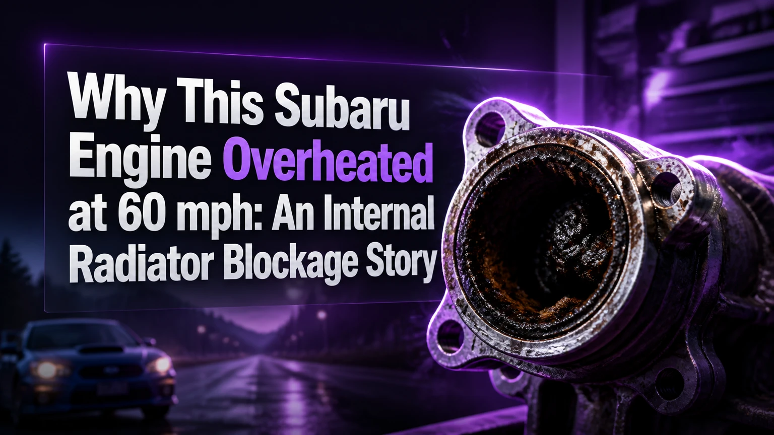 Why This Subaru Engine Overheated at 60 mph: An Internal Radiator Blockage Story