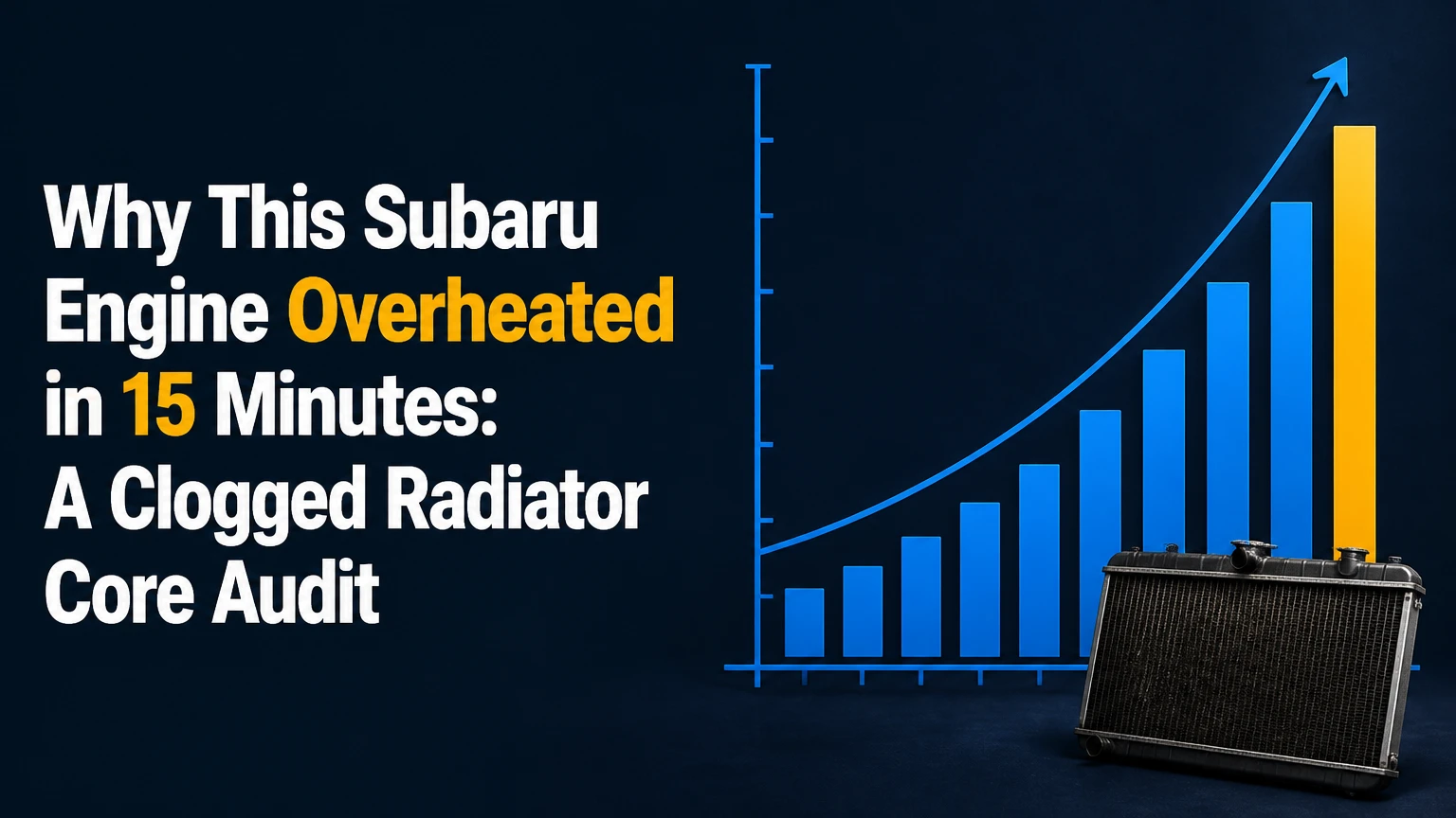 Why This Subaru Engine Overheated in 15 Minutes: A Clogged Radiator Core Audit