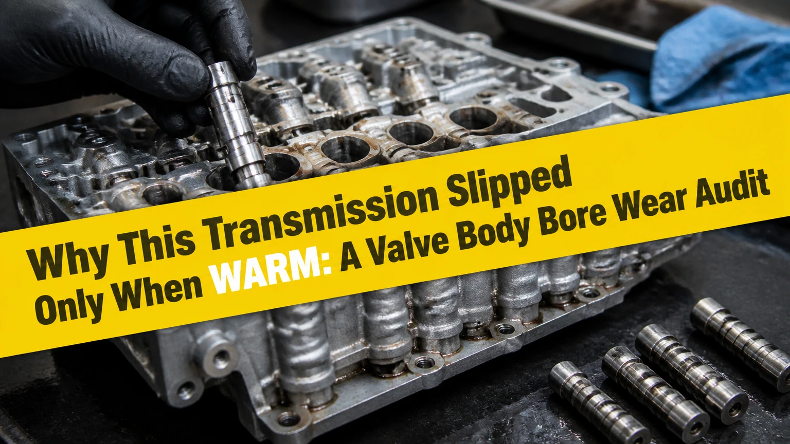 Why This Transmission Slipped Only When Warm: A Valve Body Bore Wear Audit
