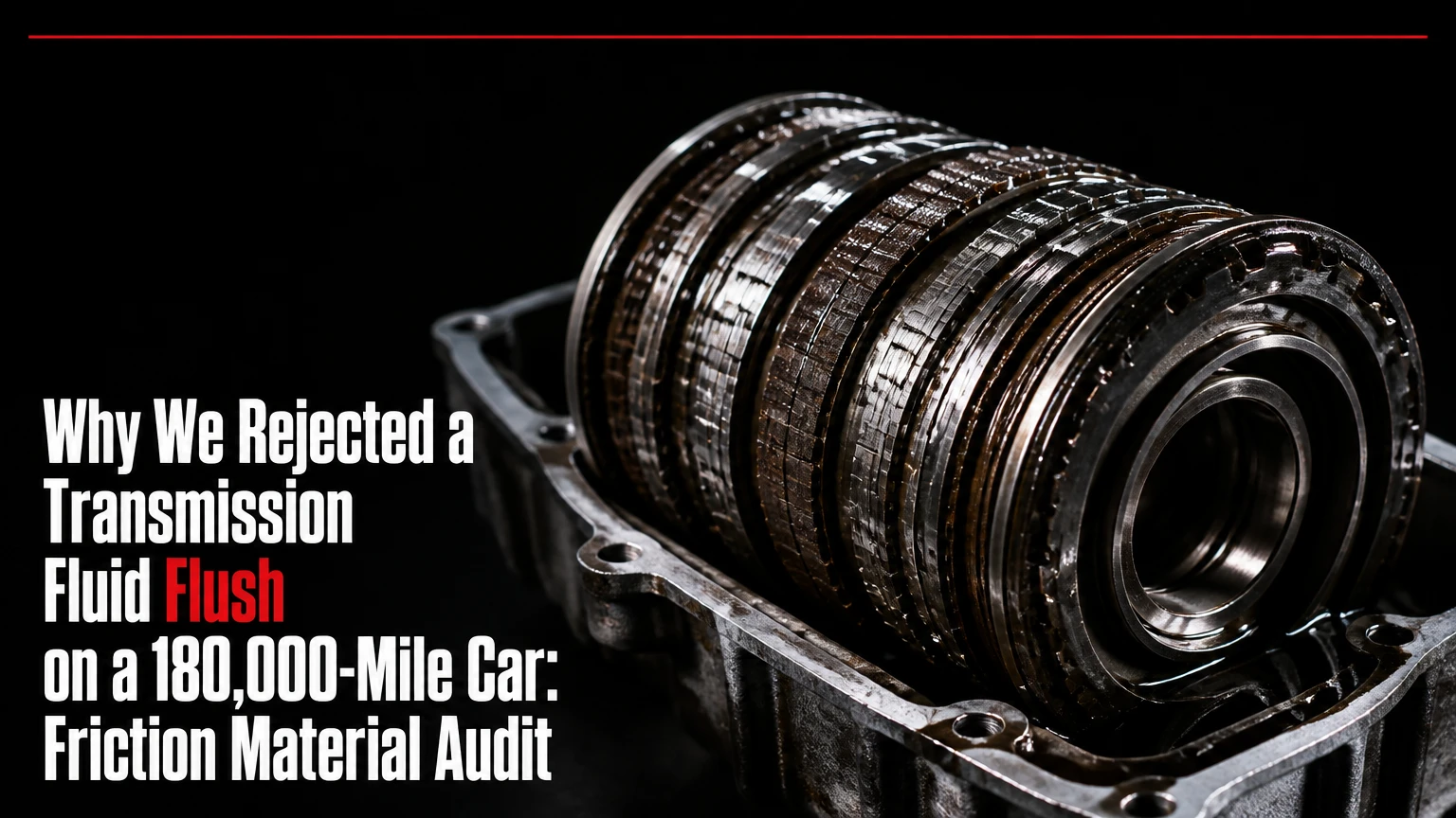 Why We Rejected a Transmission Fluid Flush on a 180,000-Mile Car: Friction Material Audit