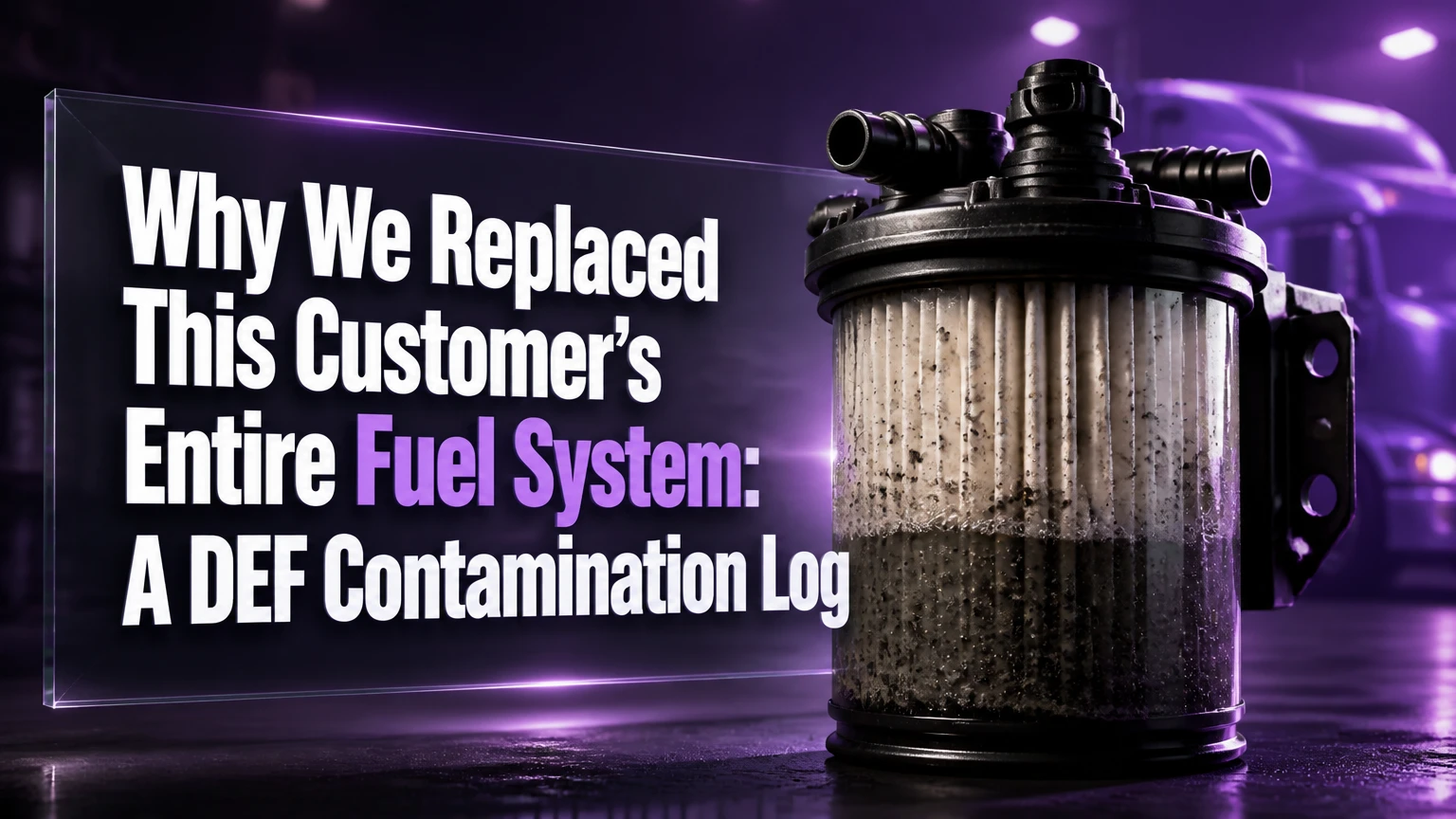 Why We Replaced This Customer’s Entire Fuel System: A DEF Contamination Log