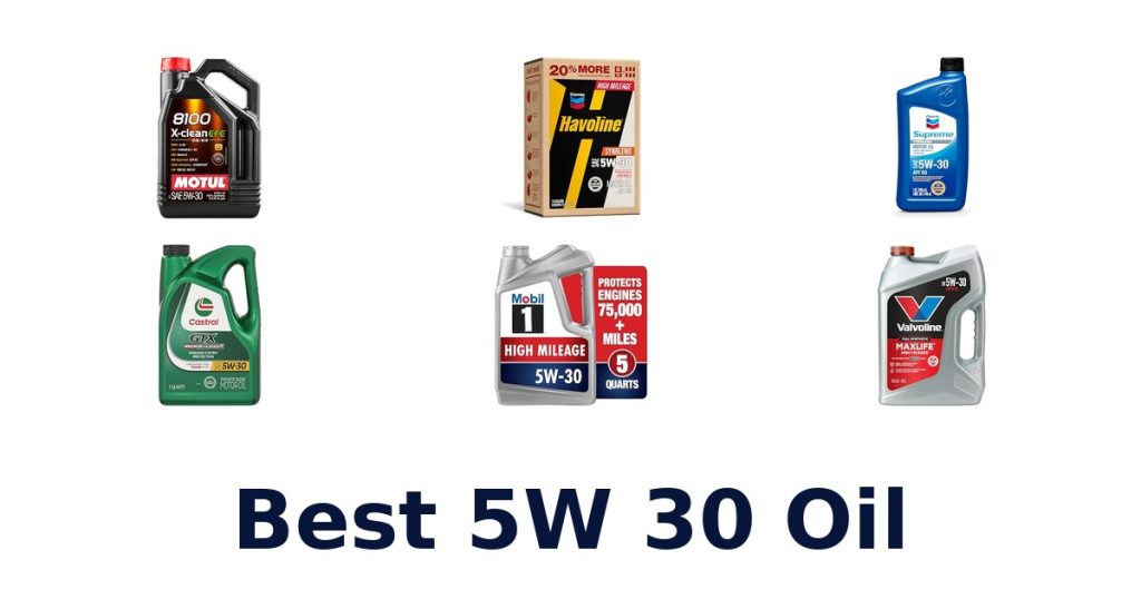 Best 5W 30 Oil