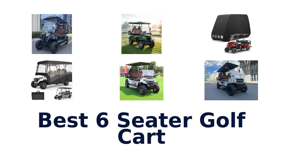 Best 6 Seater Golf Cart