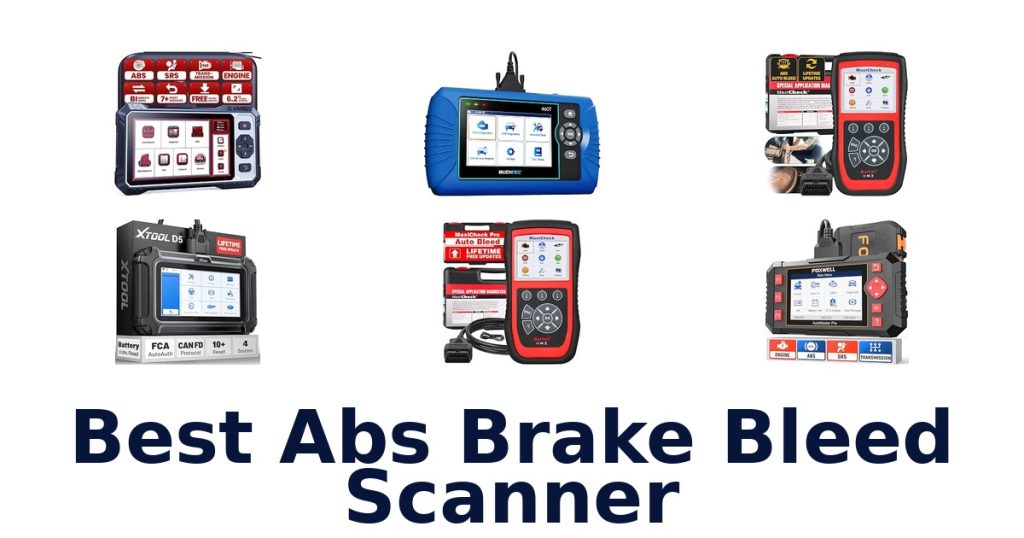 Best Abs Brake Bleed Scanner