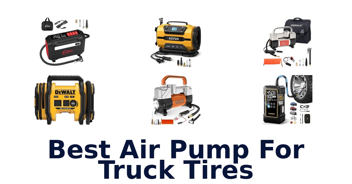 Best Air Pump For Truck Tires