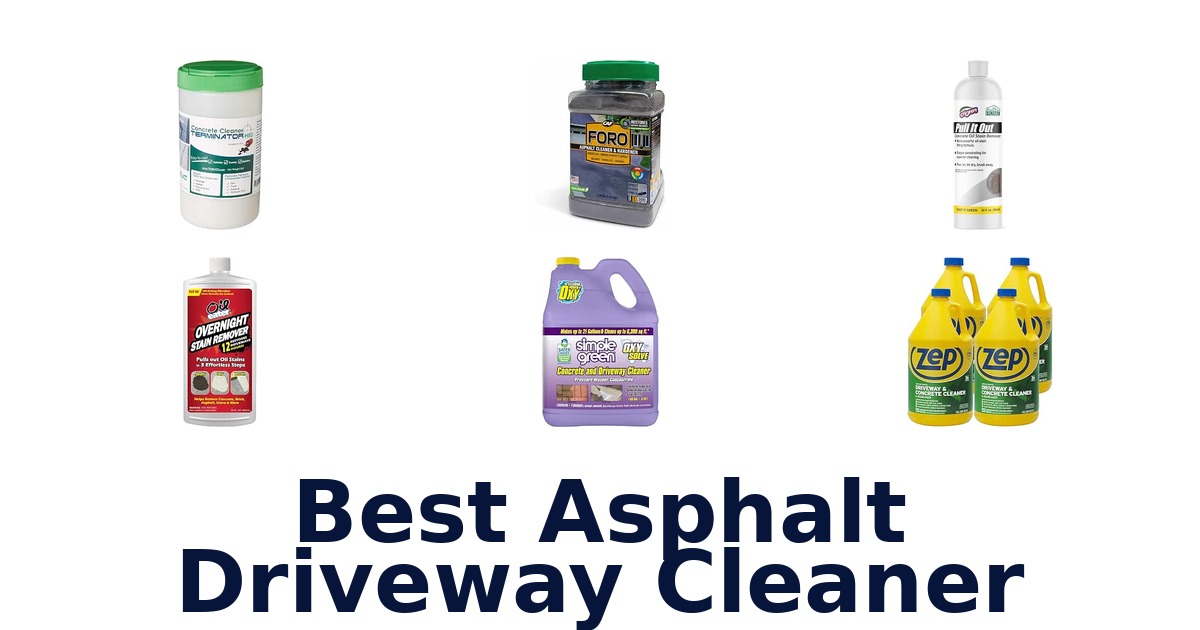 Best Asphalt Driveway Cleaner