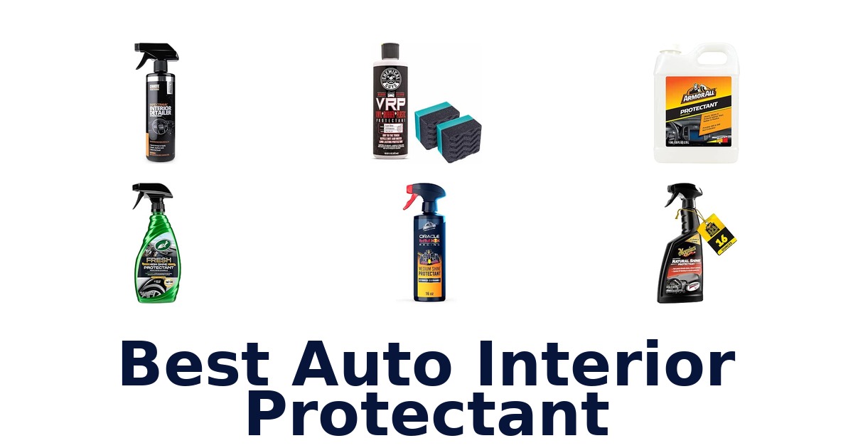 Best Auto Interior Protectant