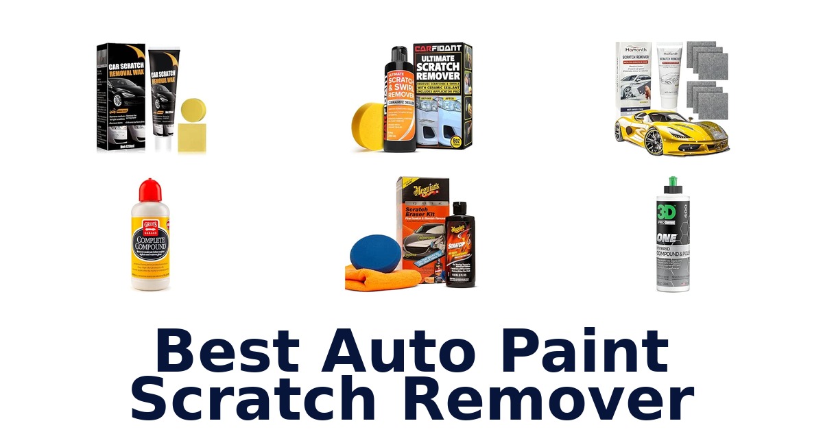 Best Auto Paint Scratch Remover
