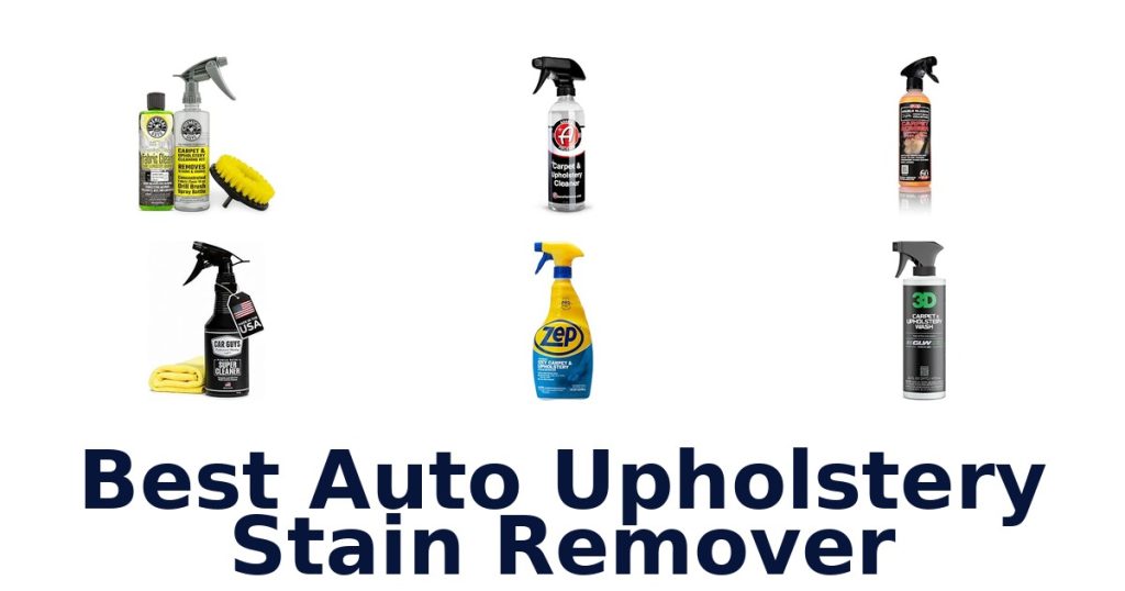 Best Auto Upholstery Stain Remover