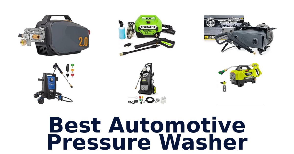 Best Automotive Pressure Washer