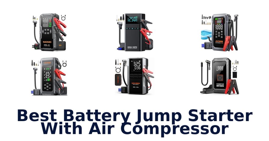 Best Battery Jump Starter With Air Compressor