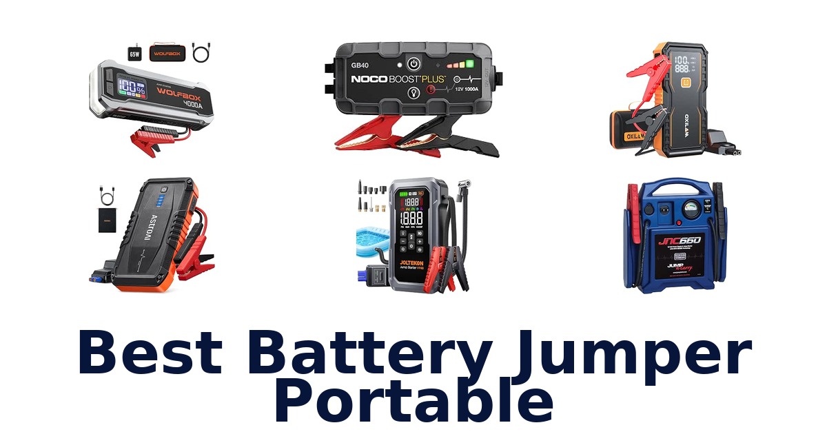 Best Battery Jumper Portable