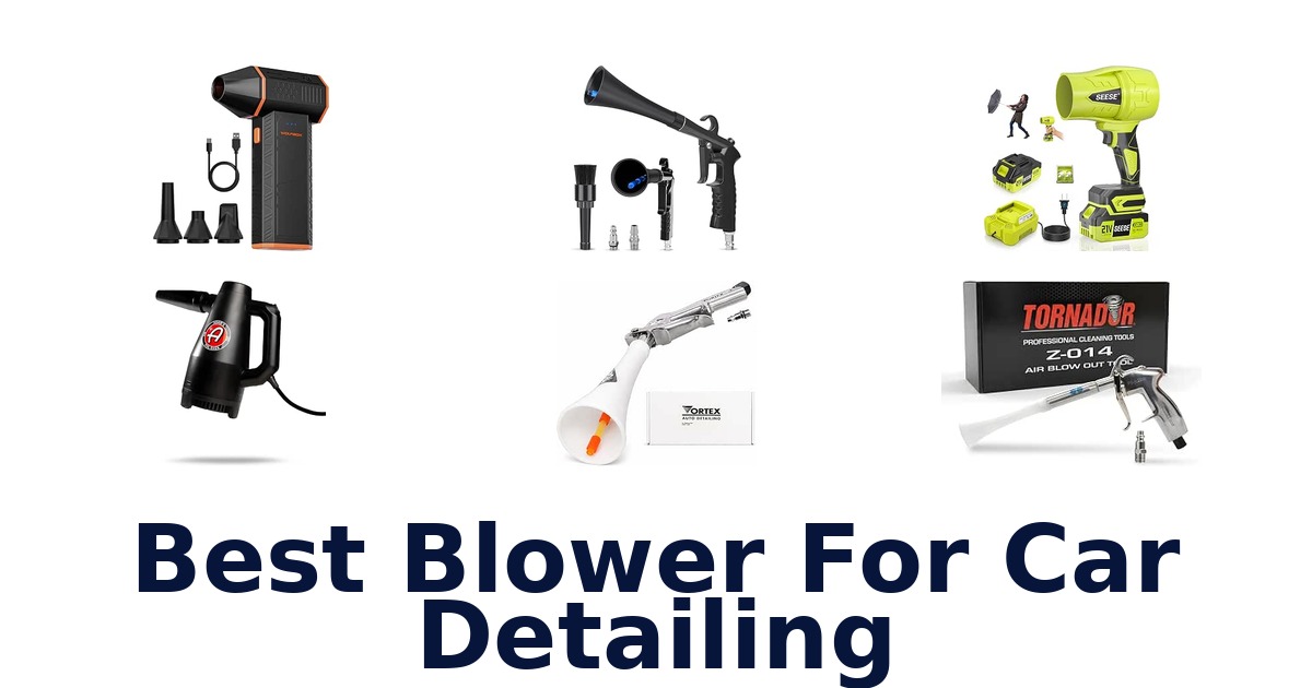 Best Blower For Car Detailing