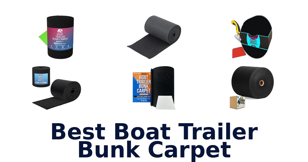 Best Boat Trailer Bunk Carpet