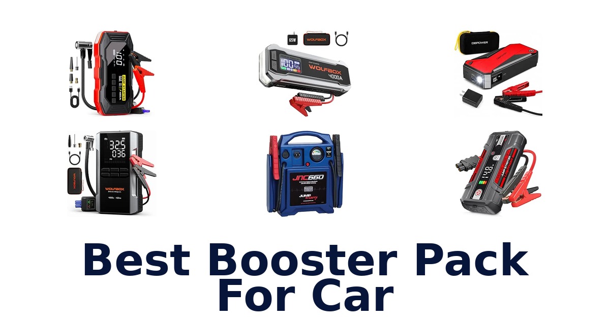 Best Booster Pack For Car