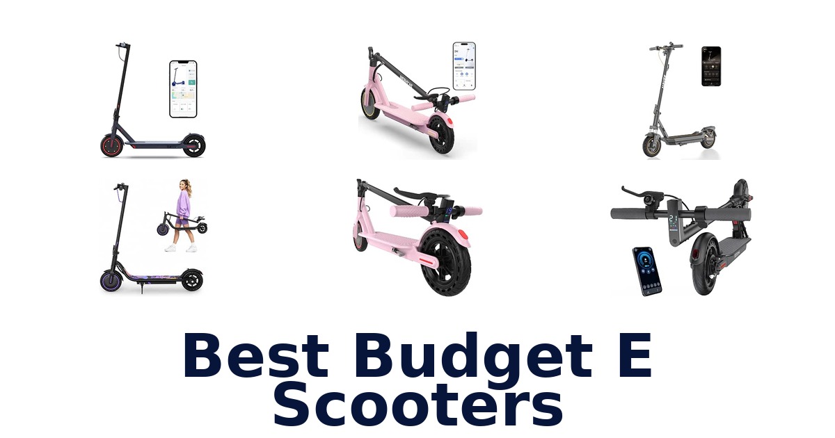 Best Budget E Scooters