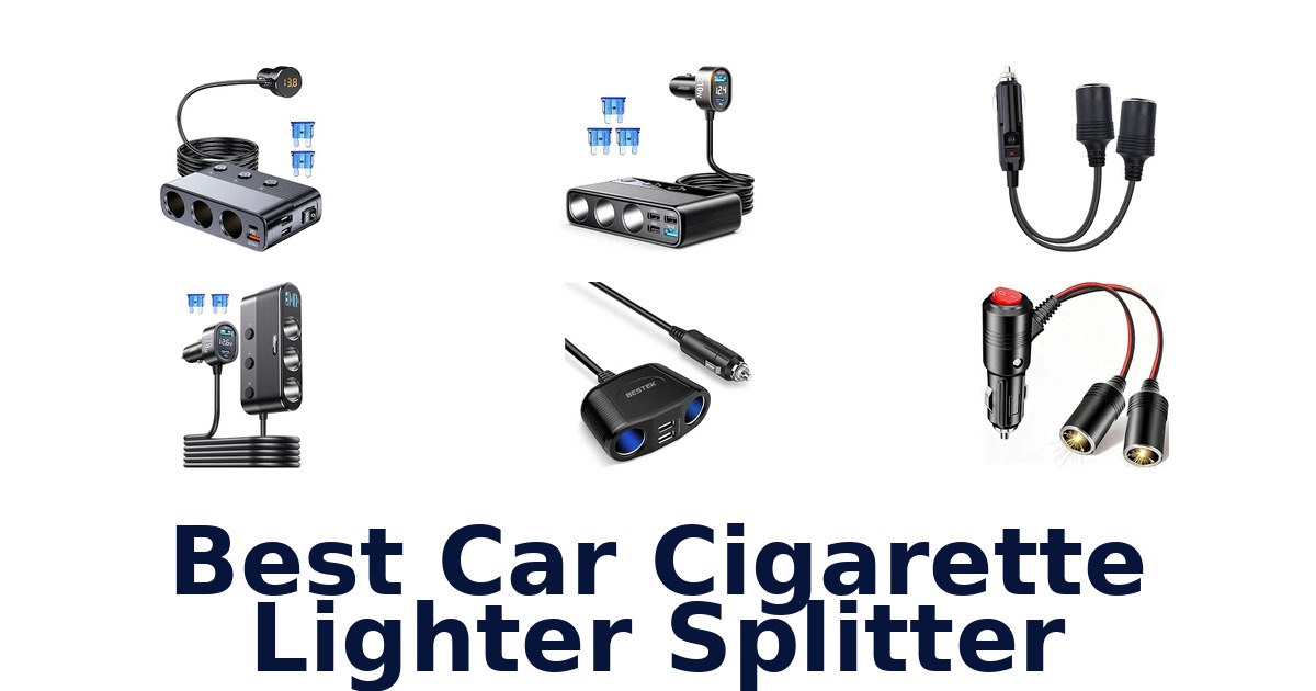 Best Car Cigarette Lighter Splitter