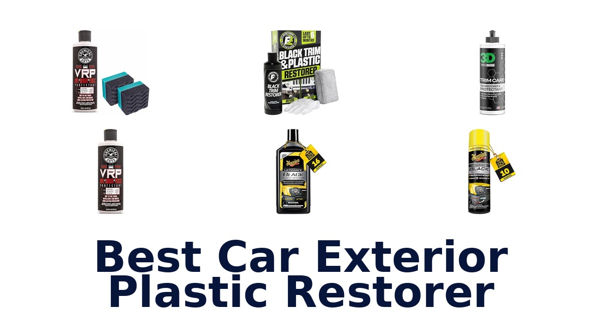 Best Car Exterior Plastic Restorer