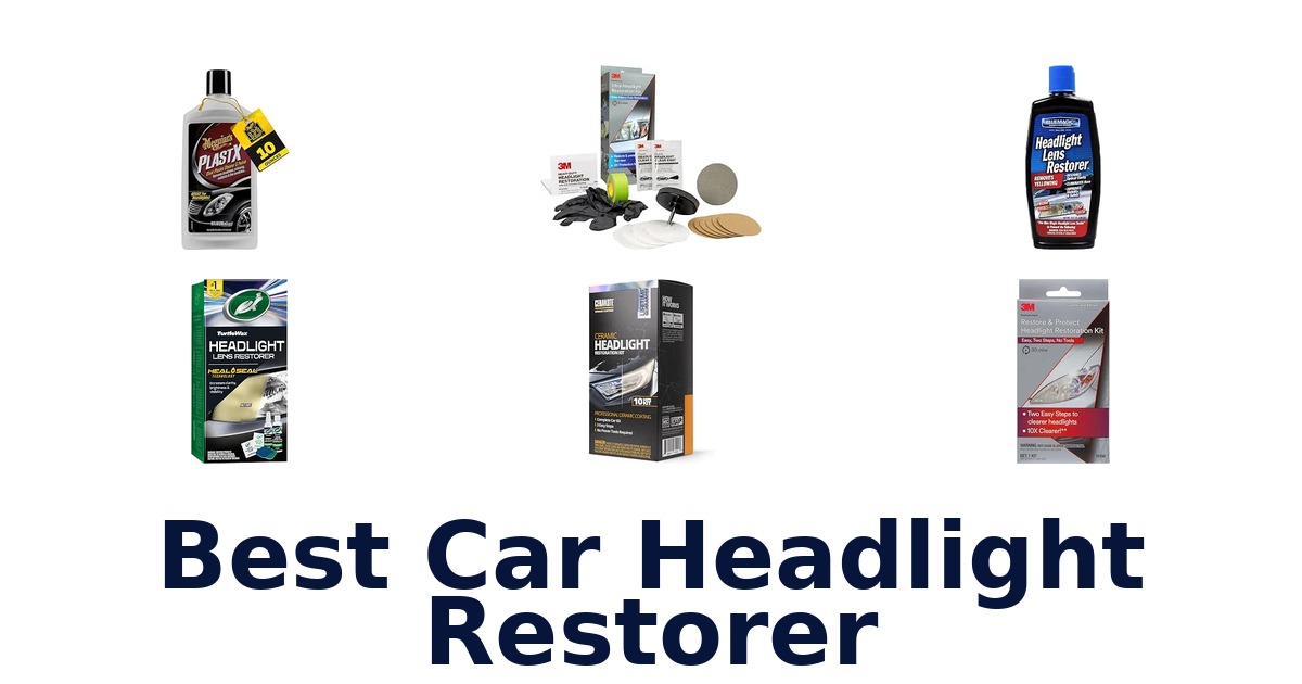 Best Car Headlight Restorer