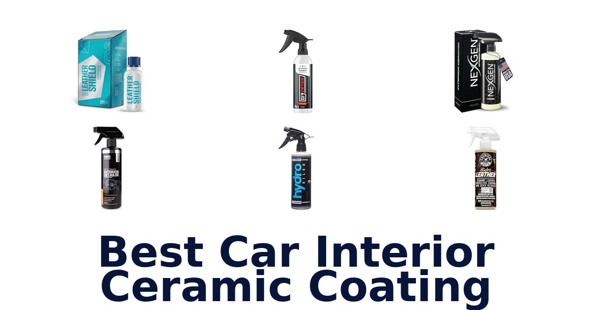 Best Car Interior Ceramic Coating