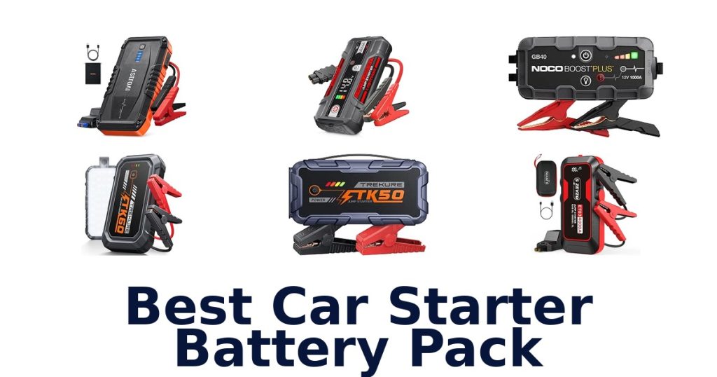 Best Car Starter Battery Pack