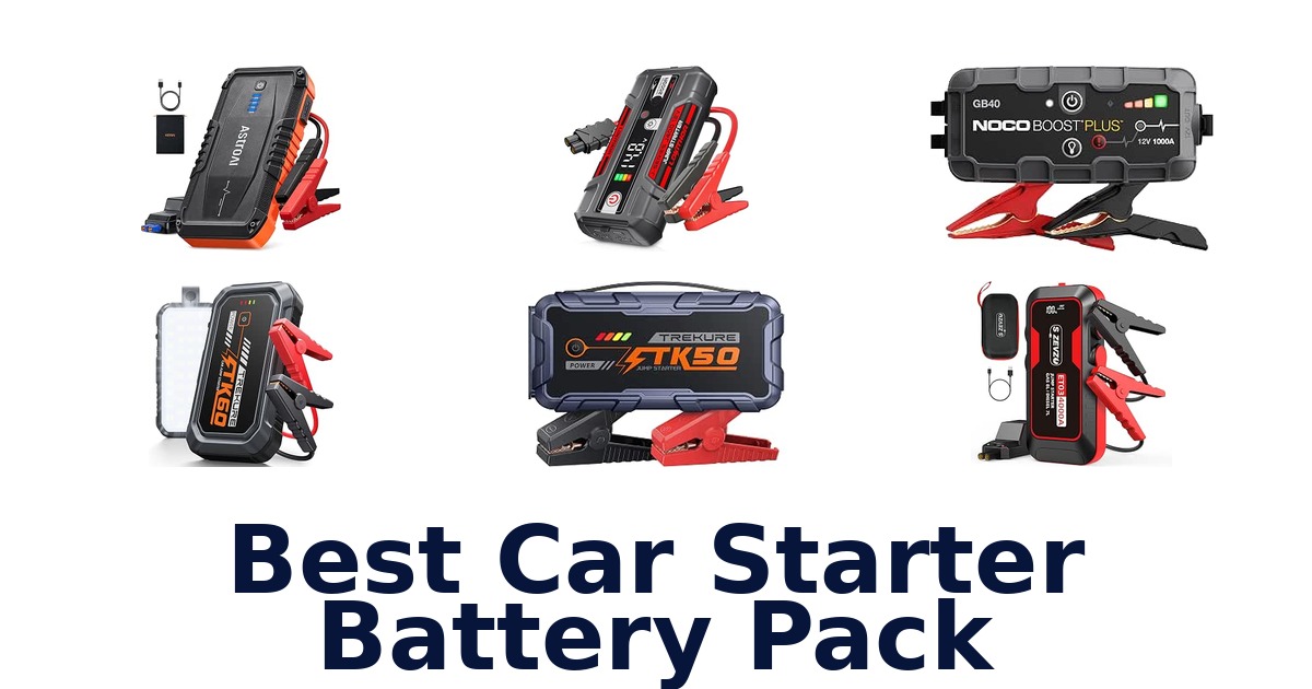 Best Car Starter Battery Pack