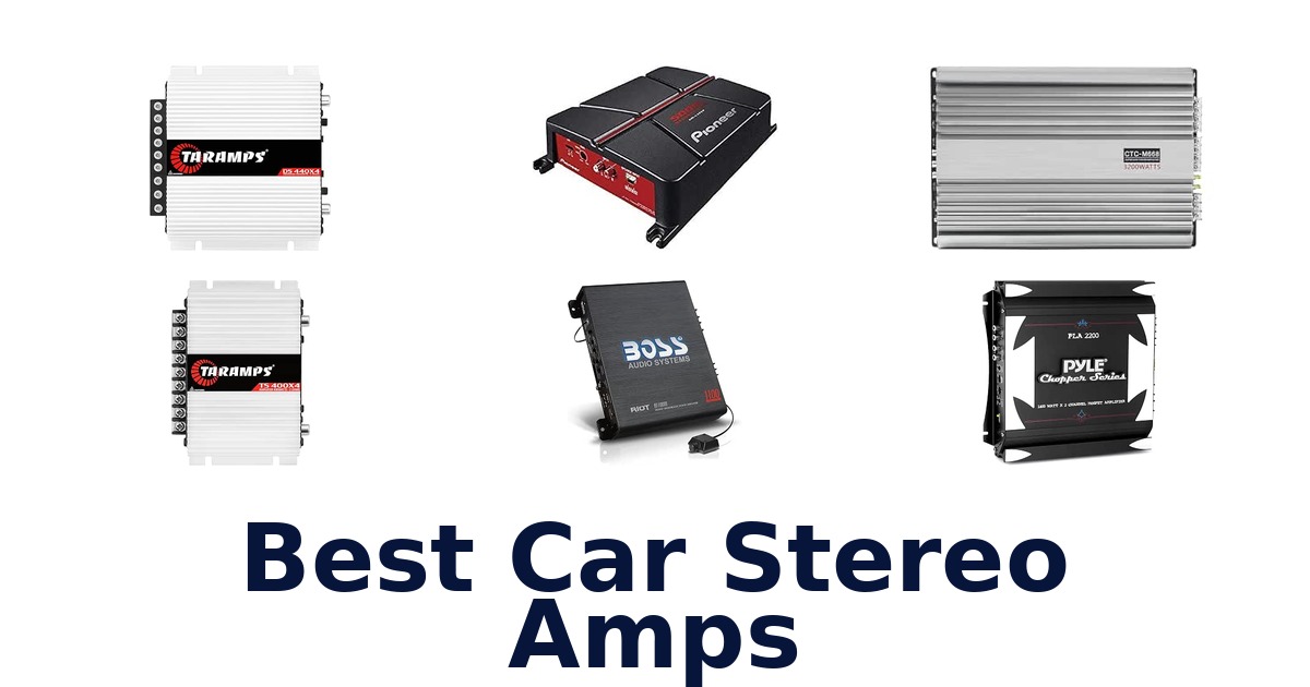 Best Car Stereo Amps