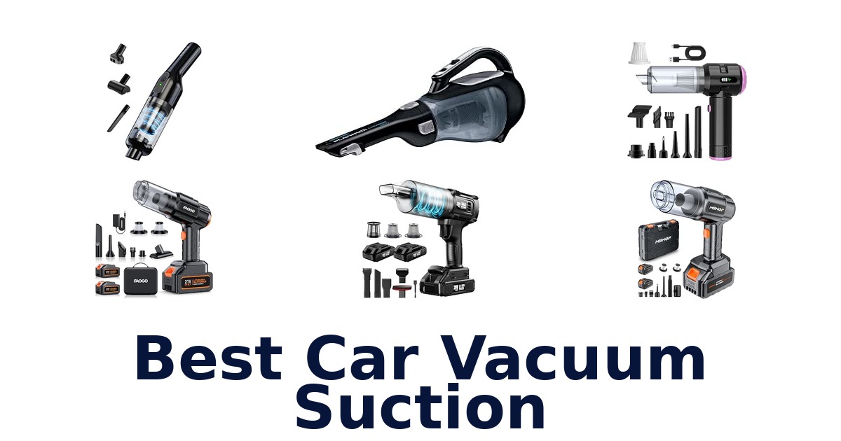 Best Car Vacuum Suction