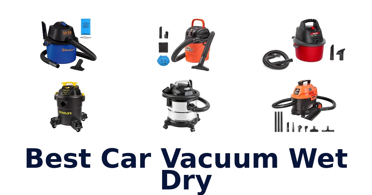 Best Car Vacuum Wet Dry