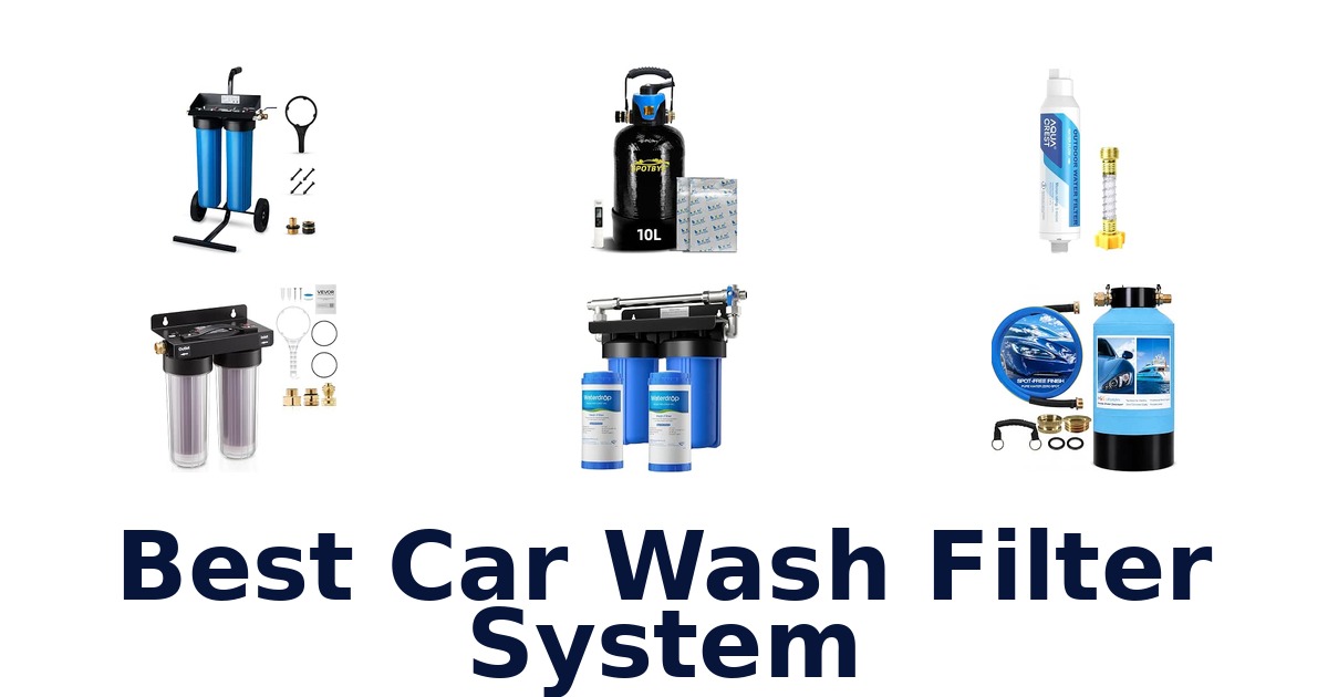 Best Car Wash Filter System