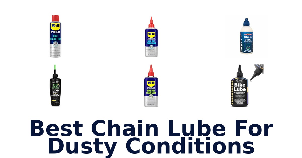 Best Chain Lube For Dusty Conditions