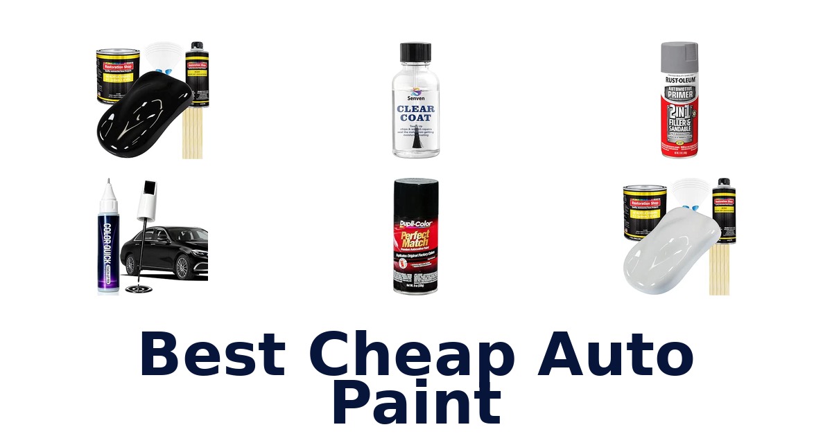 Best Cheap Auto Paint