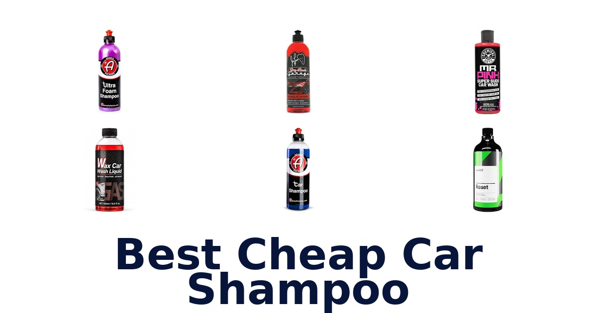 Best Cheap Car Shampoo