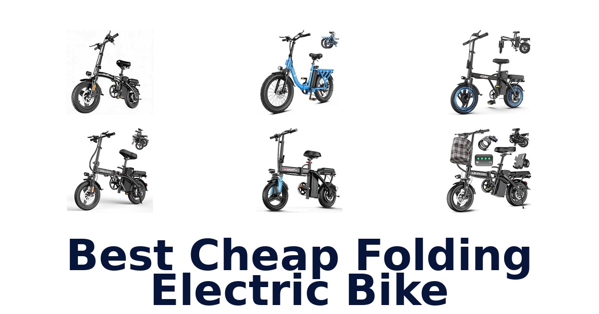 Best Cheap Folding Electric Bike
