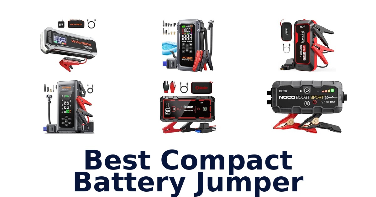 Best Compact Battery Jumper