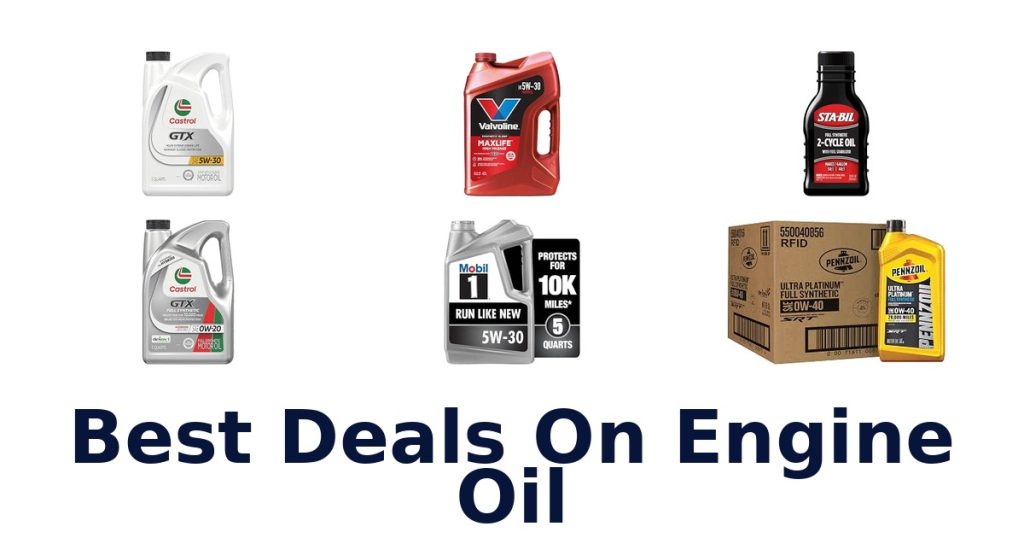 Best Deals On Engine Oil