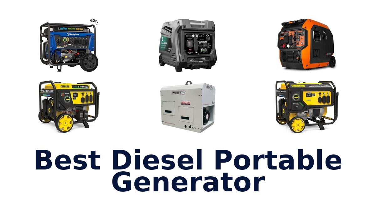 Best Diesel Portable Generator