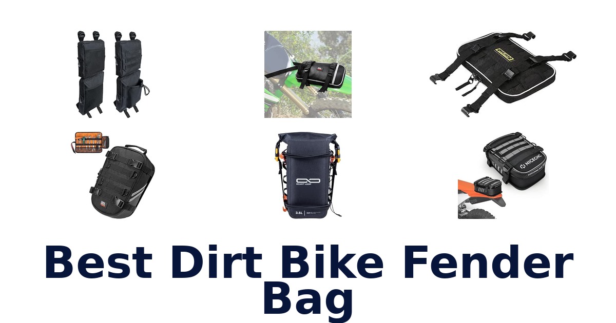 Best Dirt Bike Fender Bag