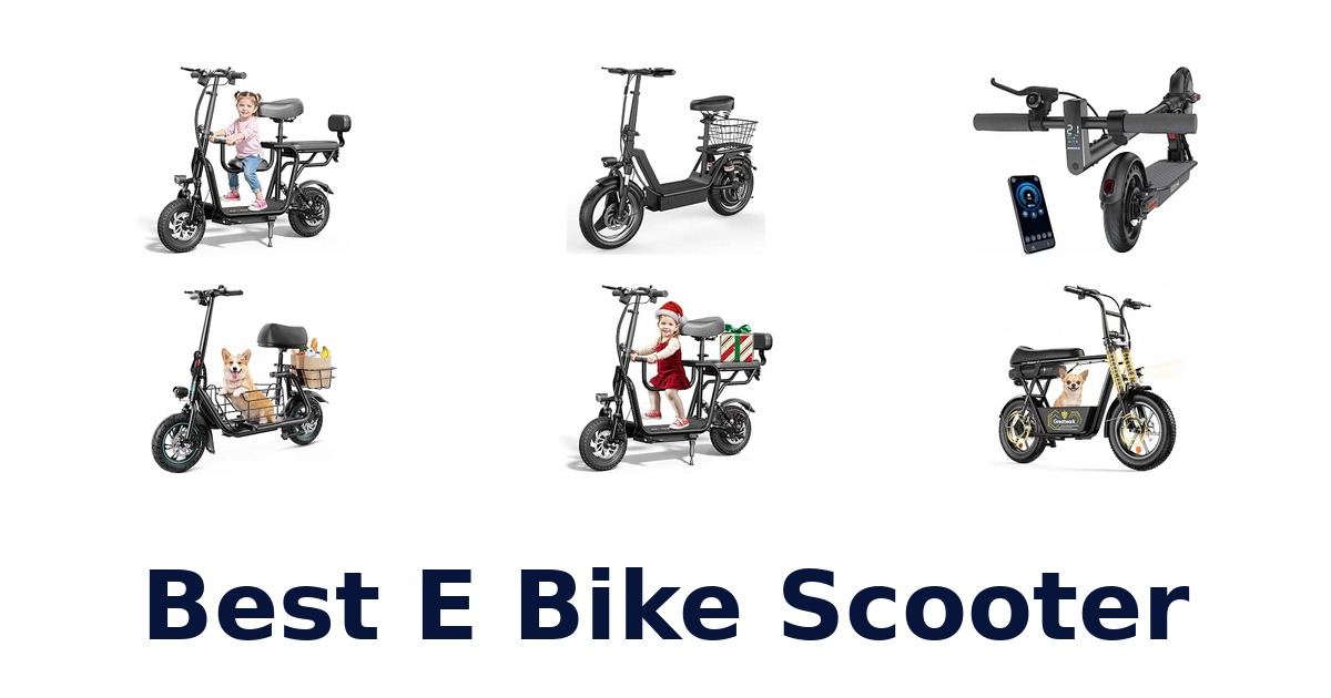 Best E Bike Scooter