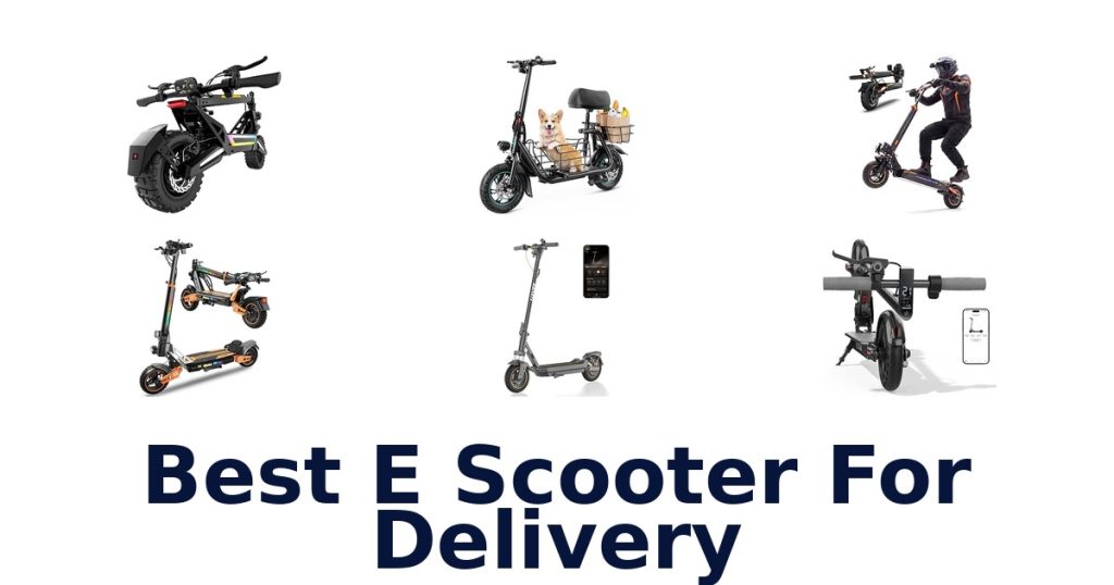 Best E Scooter For Delivery
