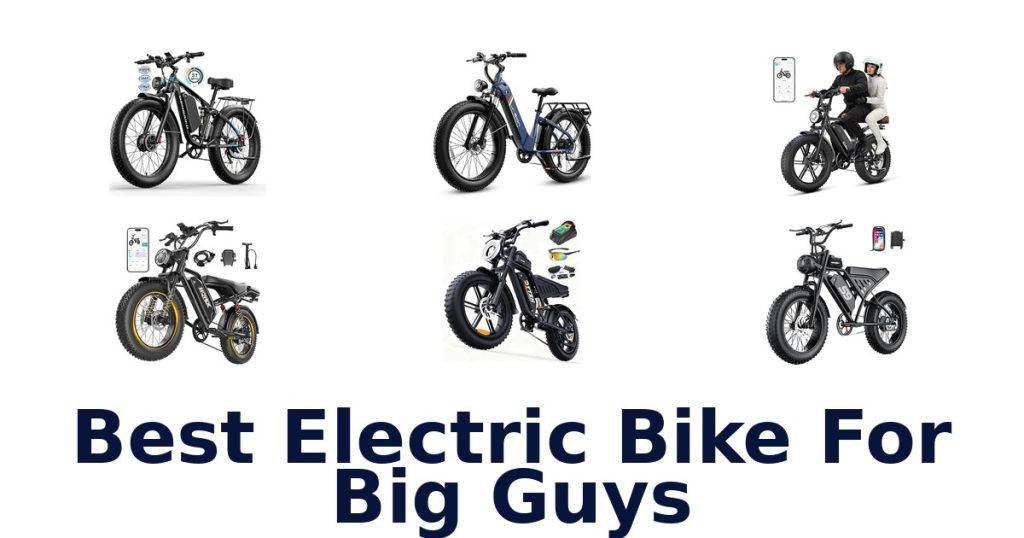 Best Electric Bike For Big Guys