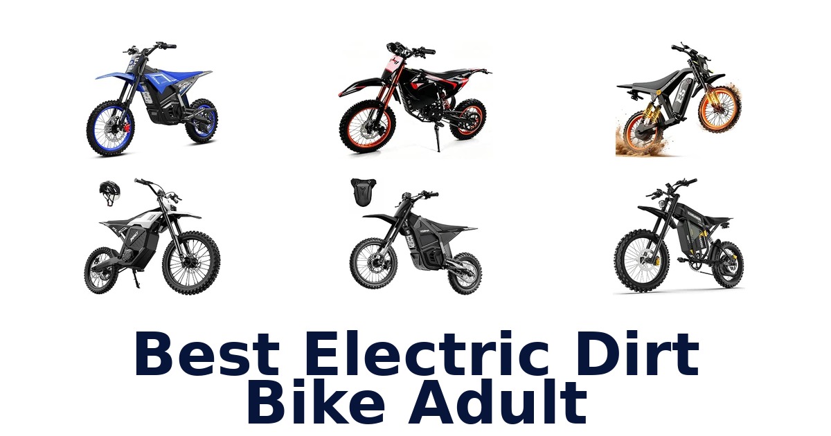 Best Electric Dirt Bike Adult
