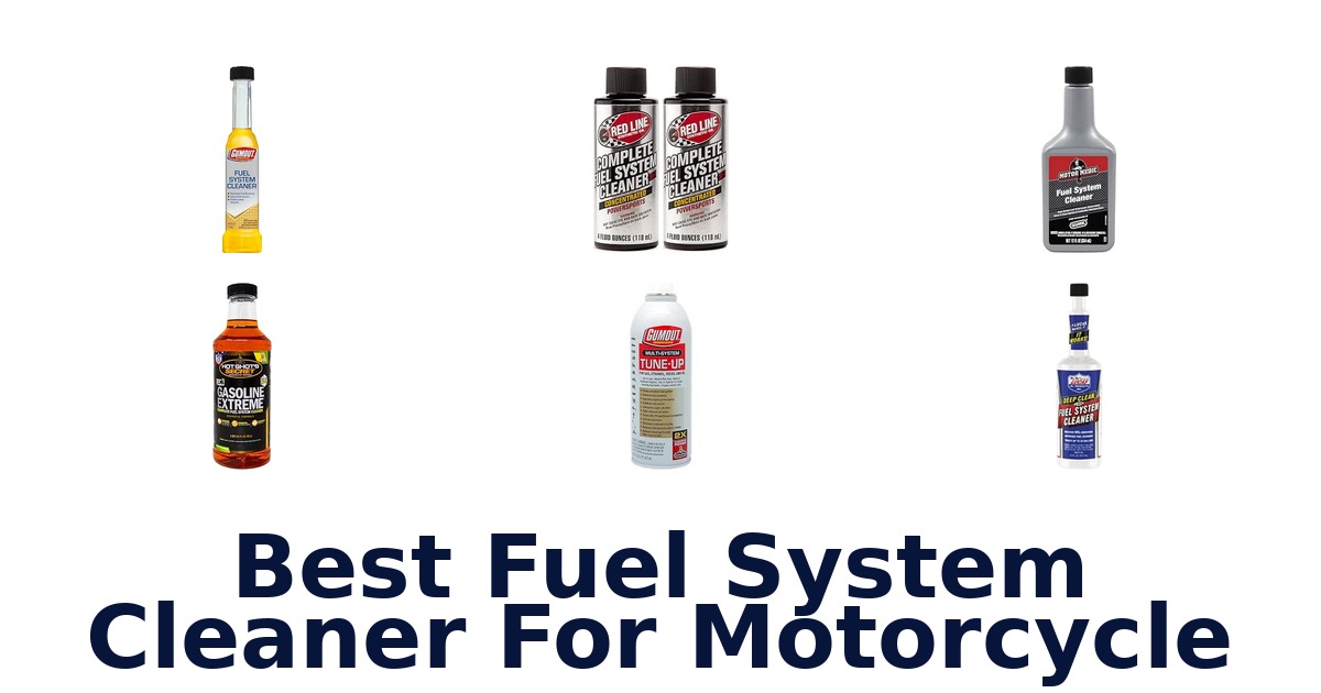 Best Fuel System Cleaner For Motorcycle