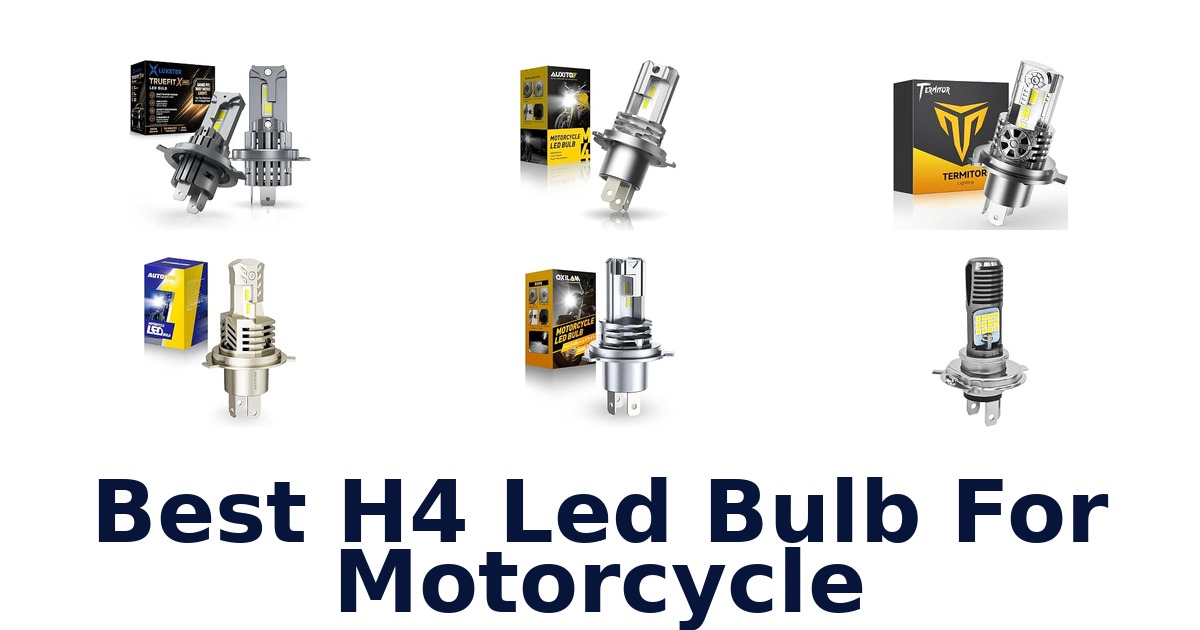 Best H4 Led Bulb For Motorcycle