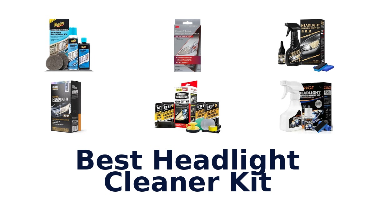 Best Headlight Cleaner Kit