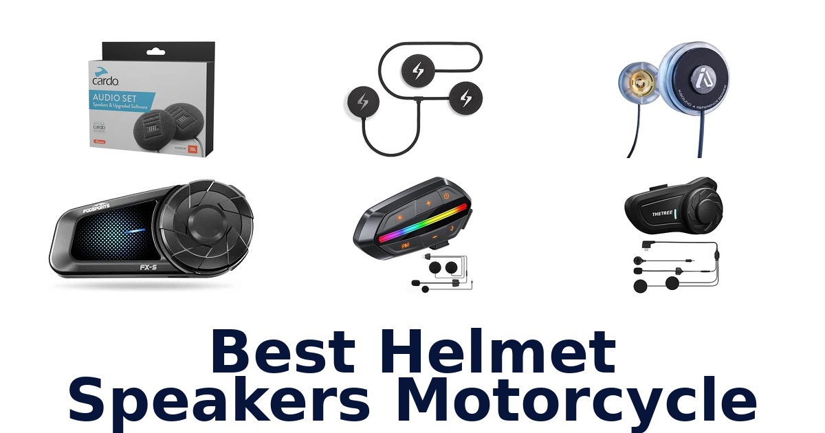 Best Helmet Speakers Motorcycle