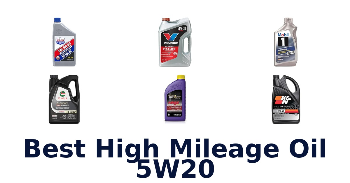 Best High Mileage Oil 5W20
