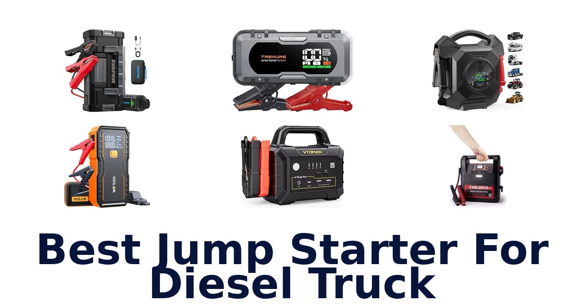Best Jump Starter For Diesel Truck