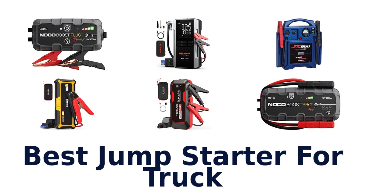 Best Jump Starter For Truck
