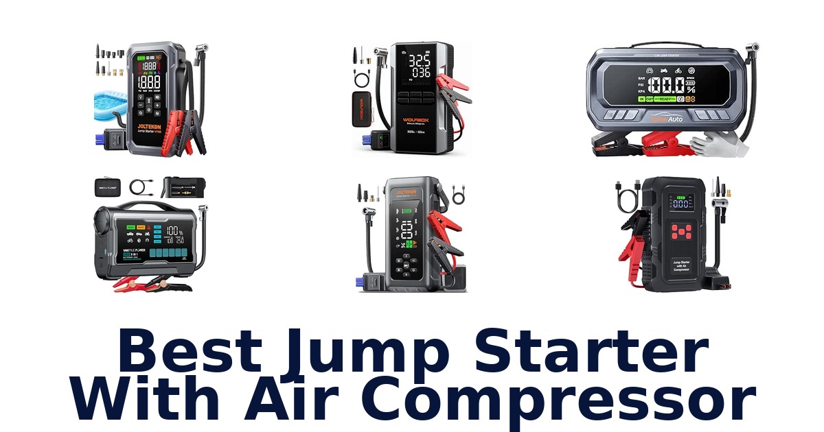 Best Jump Starter With Air Compressor